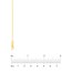14K Yellow Gold 1.8mm Curb Link Necklace Extender
