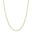 14k Yellow Gold 1.9 mm Round Diamond Cut Wheat Chain - 22 in.