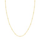 14K Yellow Gold 1.90 mm Disco Bead Rolo Chain Neck - 18 in.