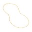 14K Yellow Gold 1.90 mm Disco Bead Rolo Chain Neck - 18 in.