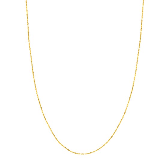 14K Yellow Gold 1 mm Singapore Chain - 16 in.