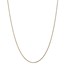 14k Yellow Gold 1 mm Solid Diamond Cut Spiga Chain - 22 in.