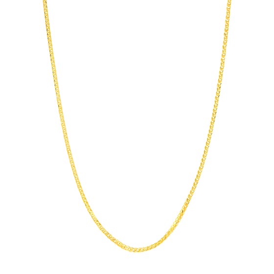 14K Yellow Gold 1 mm Wheat Chain w/ Lobster Clasp - 16 in. 14K Yellow Gold 1 mm Wheat Chain w/ Lobster Clasp - 16 in.