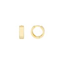 14K Yellow Gold 10.50 x 3.45 mm Round Hoop Earring