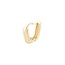 14K Yellow Gold 10 x 12 mm Oblong Polished Hoops