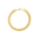 14K Yellow Gold 11 mm Curb Chain w/ Lobster Clasp - 9 in.