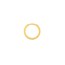 14K Yellow Gold 12.35 X 2 mm Square Wire Huggie Earrings