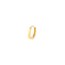 14K Yellow Gold 12.35 X 2 mm Square Wire Huggie Earrings