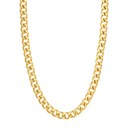 14K Yellow Gold 12.7 mm Curb Chain w/ Lobster Clasp - 26 in.