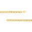 14K Yellow Gold 12.7 mm Curb Chain w/ Lobster Clasp - 9 in.