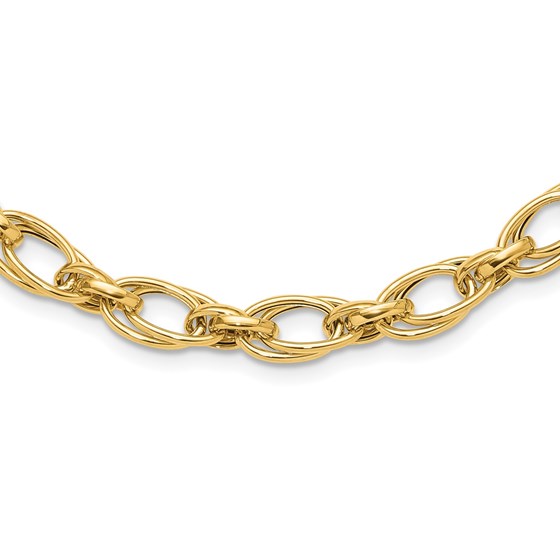 14K Yellow Gold 18.5in Fancy Necklace - 18.5 in. 14K Yellow Gold 18.5in Fancy Necklace - 18.5 in.