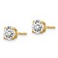 14k Yellow Gold 1ct Lab Grown Diamond Earring
