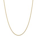 14k Yellow Gold 2.00 mm Diamond Cut Quadruple Rope Chain - 28 in.