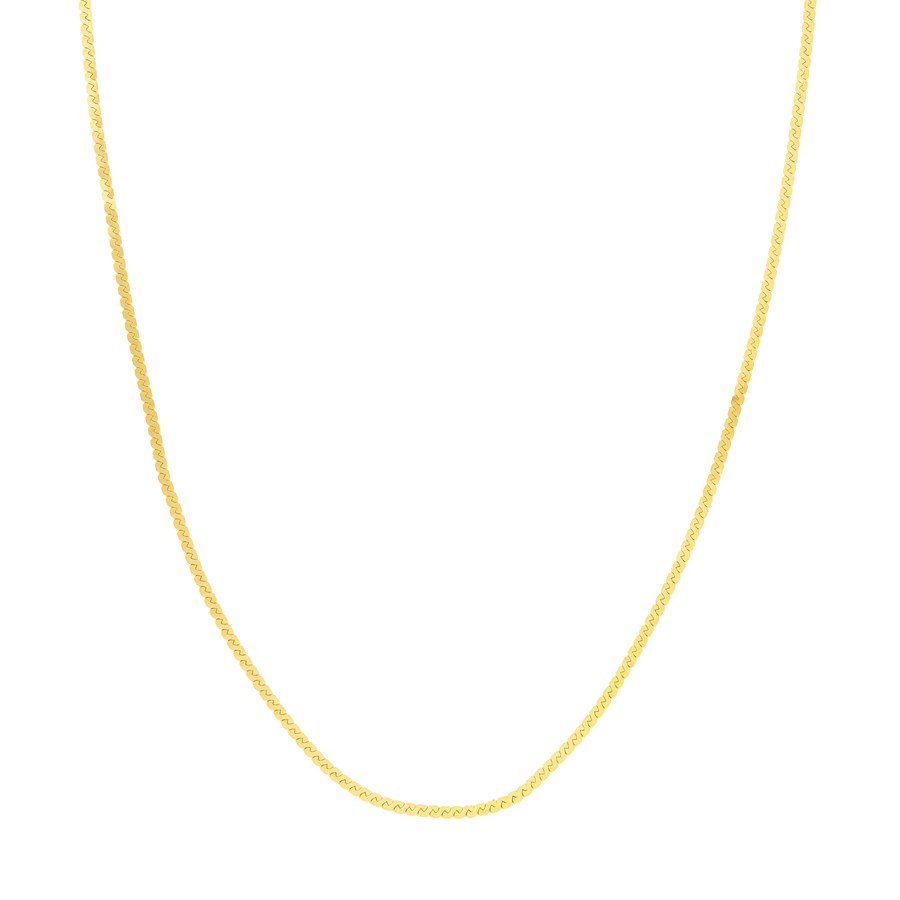 14K Yellow Gold 2.07 mm Serpentine Chain - 16 in.