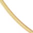 14K Yellow Gold 2.15 mm Diamond Cut Snake Chain - 18in.