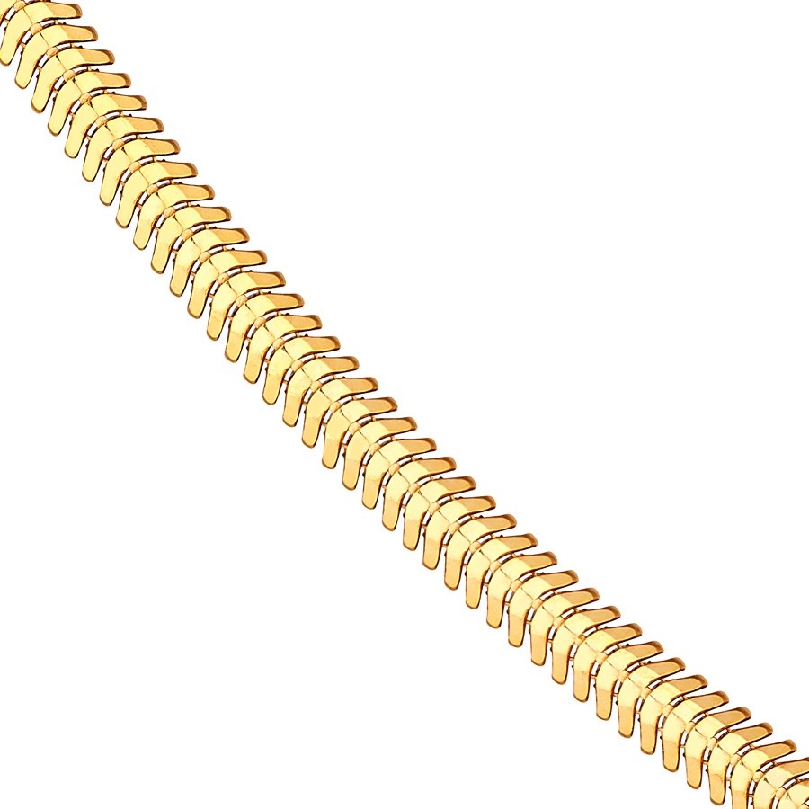 14K Yellow Gold 2.15 mm Diamond Cut Snake Chain - 20in.