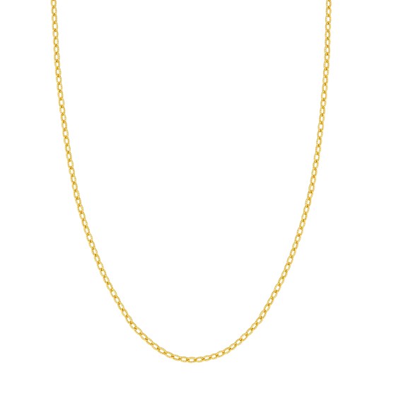 14K Yellow Gold 2.15 mm Rolo Chain w/ Lobster Clasp - 20 in. 14K Yellow Gold 2.15 mm Rolo Chain w/ Lobster Clasp - 20 in.