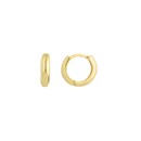 14K Yellow Gold 2.15 X 9.25 mm Baby Huggie Earrings