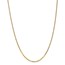 14k Yellow Gold 2.2 mm Beveled Curb Chain - 22 in.