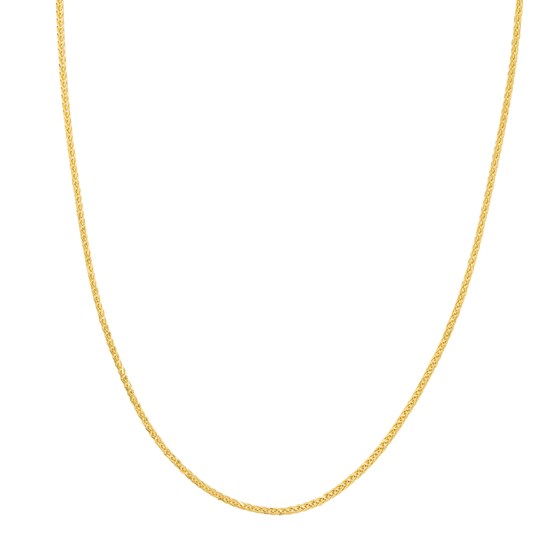 14K Yellow Gold 2.2 mm Wheat Chain w/ Lobster Clasp - 18 in.
