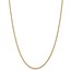 14k Yellow Gold 2.25 mm Diamond Cut Rope Chain - 36 in.