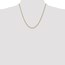 14K Yellow Gold 2.2mm Lightweight Flat Bismark Chain - 20 in.