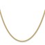 14K Yellow Gold 2.2mm Lightweight Flat Bismark Chain - 20 in.