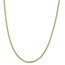 14k Yellow Gold 2.3 mm Beveled Curb Chain - 26 in.