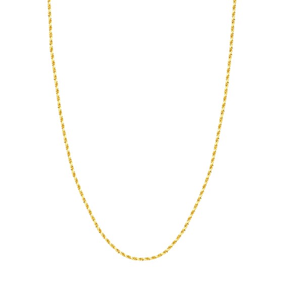 14K Yellow Gold 2.3 mm Rope Chain w/ Lobster Clasp - 24 in. 14K Yellow Gold 2.3 mm Rope Chain w/ Lobster Clasp - 24 in.