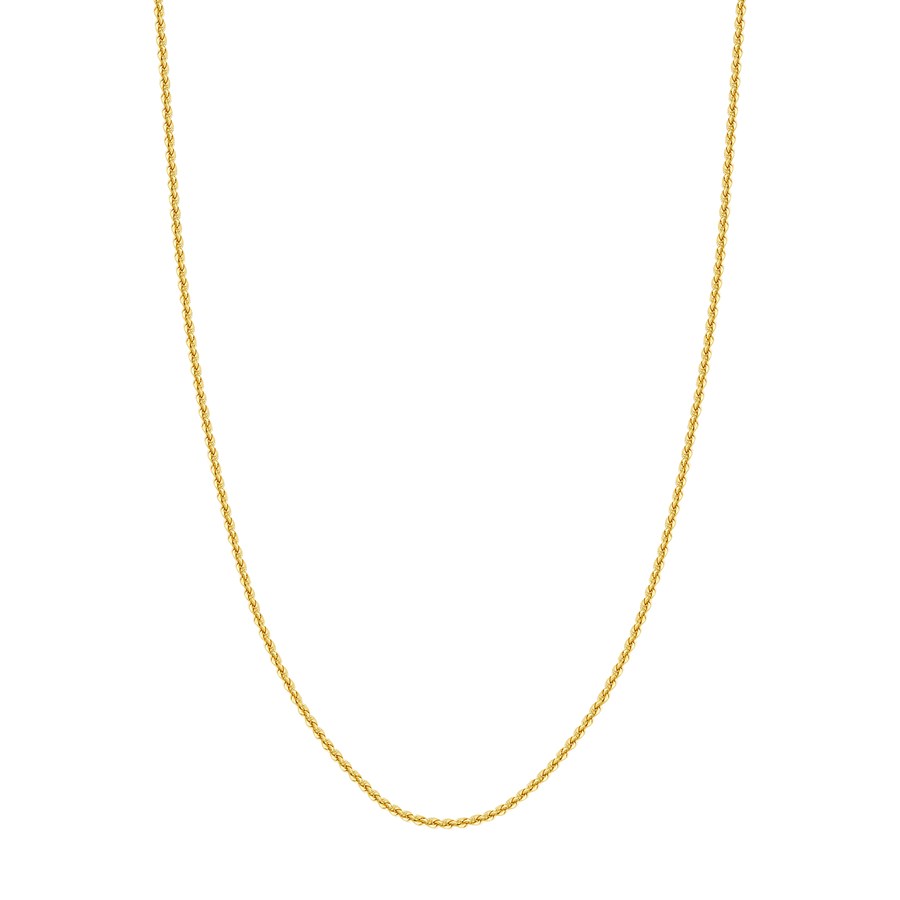 14K Yellow Gold 2.3 mm Rope Chain w/ Lobster Clasp - 30 in.