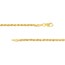 14K Yellow Gold 2.3 mm Rope Chain with Lobster Clasp -22 in.