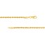 14K Yellow Gold 2.3 mm Rope Chain with Lobster Clasp -24 in.