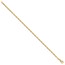 14K Yellow Gold 2.35mm Mariners Link Chain - 8 in.