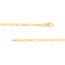 14K Yellow Gold 2.36mm Concave Link Figaro Chain - 18 in.