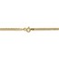 14k Yellow Gold 2.40 mm Anchor Chain Bracelet - 10 in.