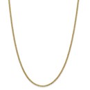 14k Yellow Gold 2.40 mm Semi-Solid Anchor Chain Necklace - 20 in.