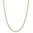 14k Yellow Gold 2.40 mm Semi-Solid Anchor Chain Necklace - 20 in.