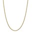 14k Yellow Gold 2.40 mm Semi-Solid Anchor Chain Necklace - 24 in.