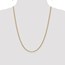 14k Yellow Gold 2.40 mm Semi-Solid Anchor Chain Necklace - 24 in.