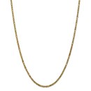 14k Yellow Gold 2.5 mm Byzantine Chain - 22 in.