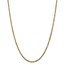 14k Yellow Gold 2.5 mm Byzantine Chain - 22 in.