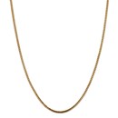 14k Yellow Gold 2.5 mm Franco Chain - 22 in.