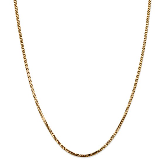 14k Yellow Gold 2.5 mm Franco Chain - 22 in.