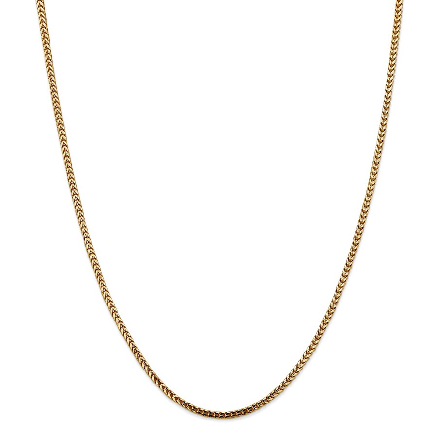 14k Yellow Gold 2.5 mm Franco Chain - 22 in.