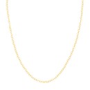 14K Yellow Gold 2.5 mm Love Chain w/ Lobster Clasp - 18 in.