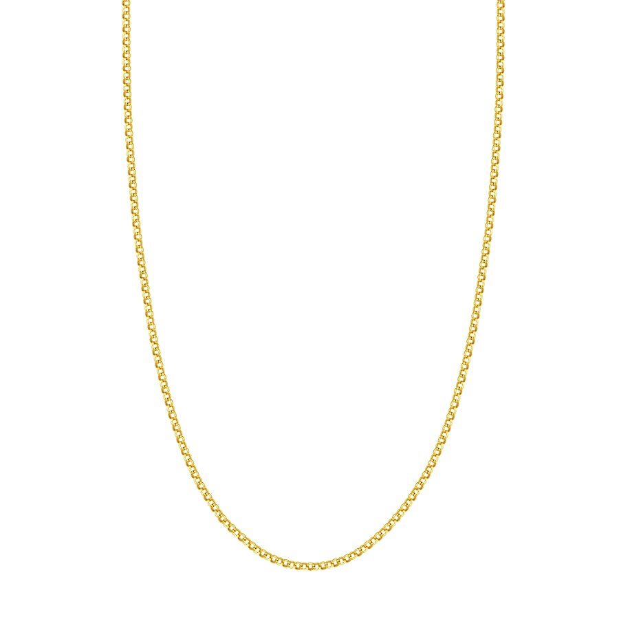 14K Yellow Gold 2.5 mm Rolo Chain w/ Lobster Clasp - 24 in.