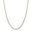 14k Yellow Gold 2.5 mm Semi-Solid Curb Link Chain - 28 in.