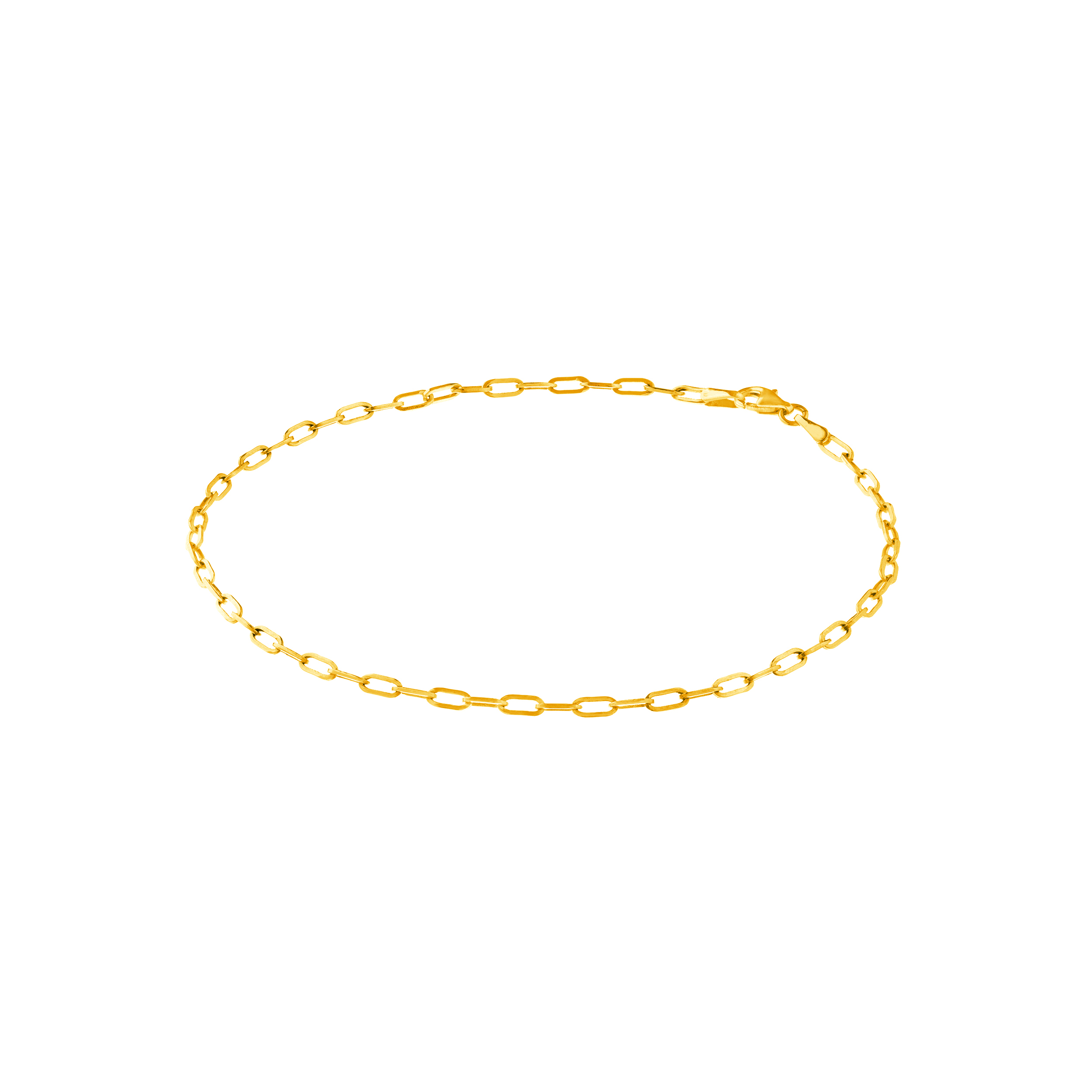 thumbnail image 2 of Midas 14K Solid Yellow Gold 1.45mm Forzentina Chain Necklace – Diamond Cut, 16-24" 2 of 5