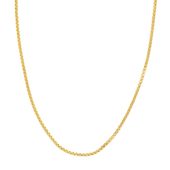 14K Yellow Gold 2.6 mm Box Chain w/ Lobster Clasp - 18 in. 14K Yellow Gold 2.6 mm Box Chain w/ Lobster Clasp - 18 in.