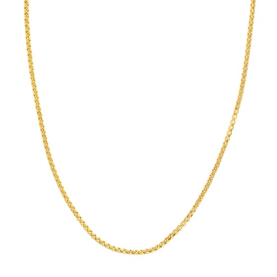 14K Yellow Gold 2.6 mm Box Chain w/ Lobster Clasp - 20 in.
